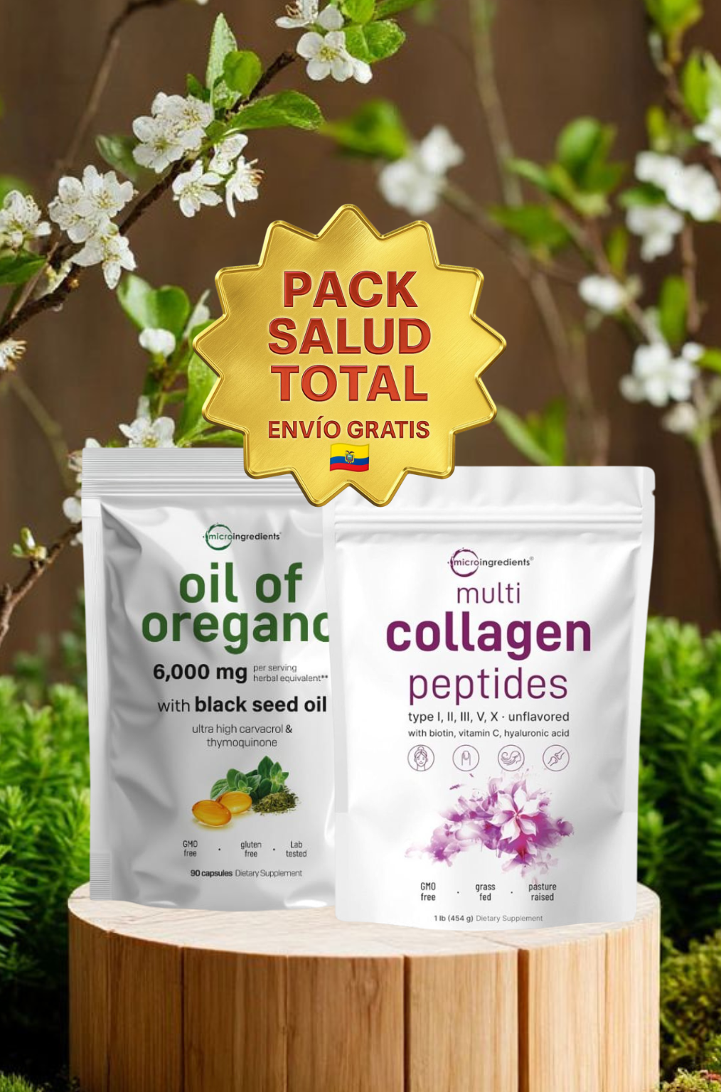 Oil Of Oregano y Microingredient Collagen
